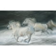 thumbnail image 2 of Malovrh, Milan 18x13 White Modern Wood Framed Museum Art Print Titled - Gallop In A Duel, 2 of 4