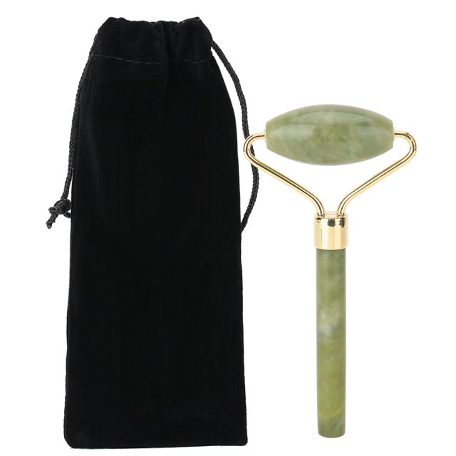 Rodillo adelgazante Facial de Jade Natural, herramienta para el cuidado de la piel, antiarrugas, antienvejecimiento