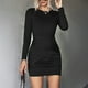 thumbnail image 2 of Vestido de manga larga, Vestido de manga larga para mujer Vestido ajustado de manga larga Vestido de manga larga para mujer Estándares líderes en la industria, 2 of 8