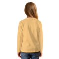 thumbnail image 2 of DISNIMO Capybara Print Girls Lace-up Top Long Sleeve Pullover Tops Soft Crew Neck Blouse Shirts Fall Winter Clothes for Teens, 2 of 8
