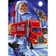 thumbnail image 1 of Kit de Pintura de Diamante Wdftyju Santa Claus en Camión 30 X 40 cm, 1 of 9