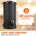 thumbnail image 3 of VEVOR Wax Melter for Candle Making, 10Liter Extra Large Electric Wax Melting Pot with Easy Pour Spout & 9-level Temp Control, Easy Clean for Candle Soap Cream Beauty Bulk Production Business or Home, 3 of 9