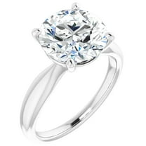 Lorenna 3 Carat Moissanite Engagement Ring Solitaire Round