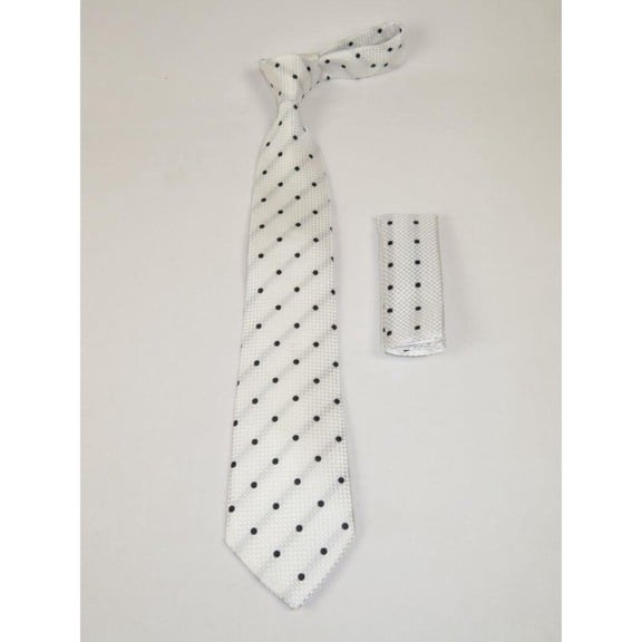 Men's Tie and Hankie Set Soft Microfiber Silky Vito Rofolo by J.Valintin VTR-51