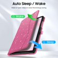 thumbnail image 4 of Funda Fintie para Samsung Galaxy Tab A11+/A9+ 11" Rosa con brillo, 4 of 9