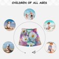thumbnail image 6 of Kids' Beach Pants Comfortable Swim Trunks Watercolor White Daisies Shorts for Pool Vacation and Lounge Wear 3T, 6 of 8
