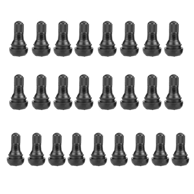 Vástagos de válvula de neumático sin cámara TR412 de goma a presión para motocicleta (25 unidades)