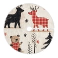 thumbnail image 6 of Yayeee Christmas Tree Skirt 35 inches for Xmas Tree Holiday Party Decoration, Retro Christmas Forest, 6 of 6