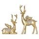 thumbnail image 1 of Estatua Decorativa de Reno Colco Escultura de Animal de Resina H 14 cm x 20 cm y 15 cm x 29 cm, 1 of 6