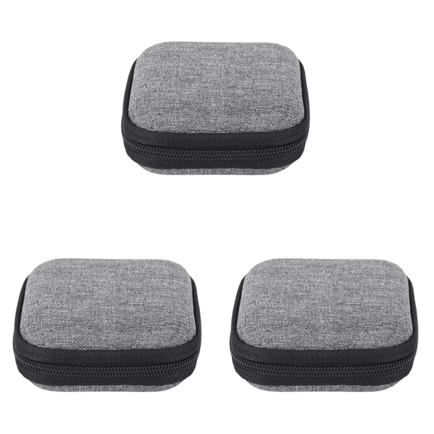 Estuche Pequeño para Transporte Bolsas Cables Datos Mini Dispositivos Tecnológicos (cuadrado)