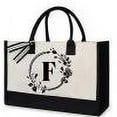 thumbnail image 2 of CNKOO Sac en Toile à Fleurs pour Femmes, Sac à Main de Plage à la Mode, 2 of 9