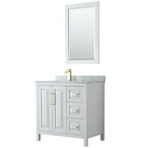 Wyndham Collection Wcv252536sunsm24 Daria 36" Free Standing Single Vanity Set - White /