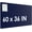 Dark Blue, variant on Extra Large Bulletin Board 60" x 36", Foldable Felt Board Vision Board Supplies, Cork Board for Office, Home, School, Small Pin Boards for Walls Decorative Display Board Moonlight Gray