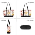 thumbnail image 6 of FORMRS Canvas Laptop Tote Bag for Women with 15.6" Computer Compartments Shoulder Handbag, Beach Crab, 6 of 7