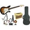 Rogue Rocketeer Deluxe Electric Guitar Pack Vintage Sunburst