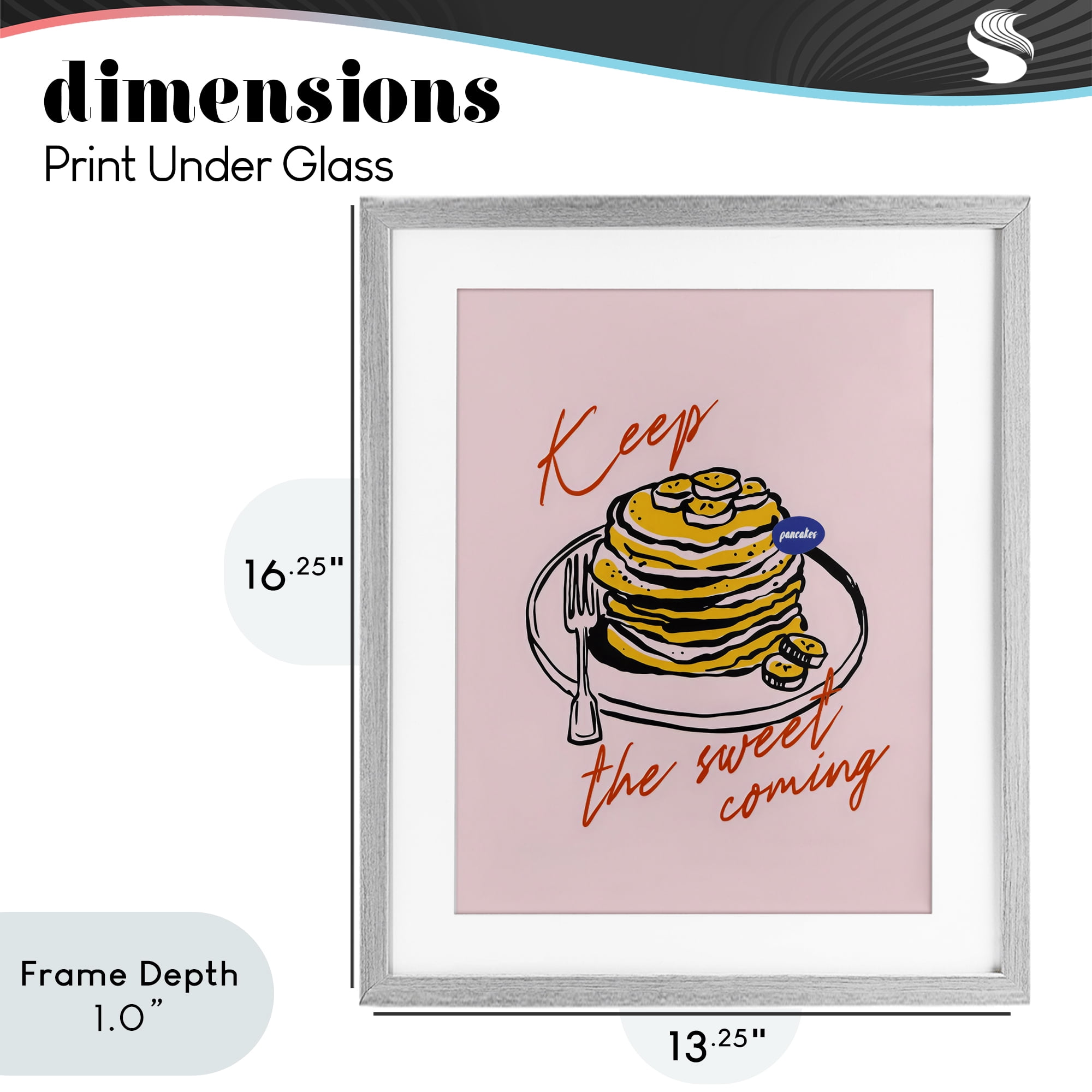 Stupell Industries Keep The Sweet Coming Gray Framed Print Under Glass, design by The Prints Vibe