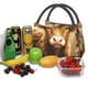 thumbnail image 3 of Fotbe Adorable Calf Butterflies Champagne Bolsa Térmica Portátil con Estampado, Bolsa de Entrega de Alimentos Aislada, Bolsa Reutilizable de Gran Capacidad para Comidas y Supermercado, 3 of 6