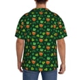 thumbnail image 3 of Fotbe St. Patrick's day Print Short Sleeve Button Down Shirts for Men Casual Summer Beach Wrinkle Free Shirt-XX-Large, 3 of 5