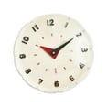 thumbnail image 2 of yuksok Decorative Wall Clock Desk Clock Round Minimalist Wall Hanging Clock for Bedroom Beige, 2 of 7