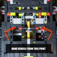 thumbnail image 5 of Soporte de pared Technically Built para Lego Technic Lamborghini Sian 42115 vertical PETG, 5 of 5