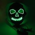 thumbnail image 1 of Máscara de fiesta de Halloween Máscara de flash de miedo LED Máscara de luz de línea EL Máscara de cosplay Ropa de fiesta, 1 of 6