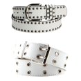 thumbnail image 1 of 2 piezas cintura hebilla cuero cintura cinturones estilo Vintage Hollow Cosplay Club blanco Salvador Dali cinturón de cintura para mujer, 1 of 10