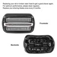 thumbnail image 2 of CHAO Cabezal de afeitado de repuesto compatible con Braun Serie 3 32b Foil & Cutter Cabezal de cuchilla de afeitar eléctrica para Braun 301s 310s 320s 3040s 3080s 350cc, 2 of 5