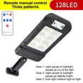 thumbnail image 1 of Lámpara de pared de seguridad Cola Solar Motion Wall Luces de inundación 128LEDs Estilo B, 1 of 8