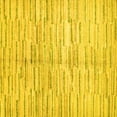 thumbnail image 1 of Ahgly Company Indoor Square Abstract Yellow Contemporary Area Rugs, 8' Square, 1 of 4