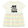 thumbnail image 3 of Inktastic Me Plus Nana Equals One Broke Papa Girls Baby Dress, 3 of 5
