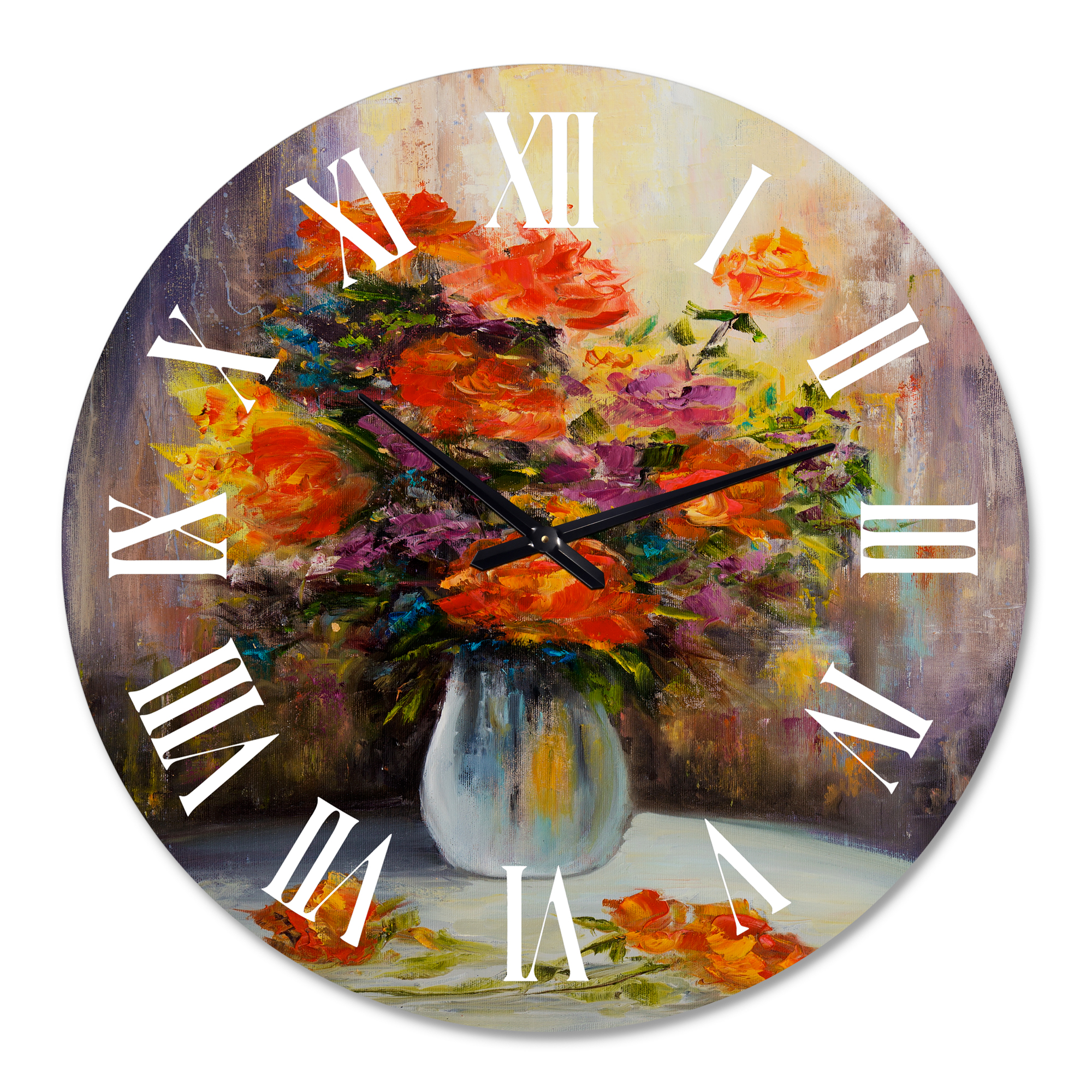 Designart 1 in Quartz Traditional Wall Clock