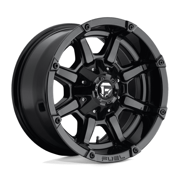 Fuel D575 Coupler 17X9 6X135/6X139.7 -12Et 125.1Cb Gloss Black Wheel
