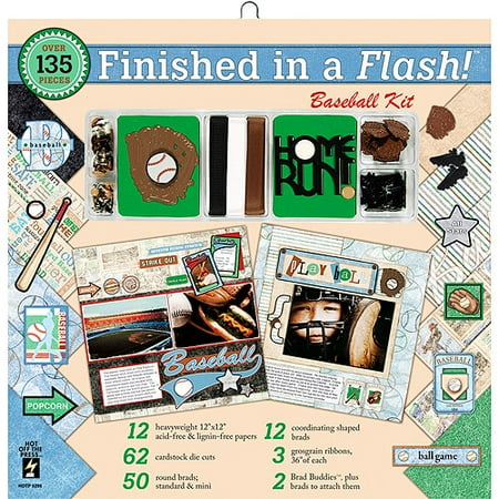Hot Off The Press FF52-5295 Finished In A Flash Page Kit 12 x 12 Inch