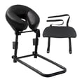 thumbnail image 3 of Reposacabezas de masaje para cama, almohada facial de esponja, portátil, versátil, ergonómico. Negro, 3 of 9