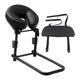 thumbnail image 3 of Reposacabezas de masaje para cama, almohada facial de esponja, portátil, versátil, ergonómico. Negro, 3 of 9