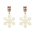 thumbnail image 2 of Pendientes navideños con diamantes de imitación jinwen 2 piezas 4 cm x 2,2 cm, 2 of 8
