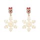 thumbnail image 1 of Pendientes de diamantes de imitación de Navidad Fernando joyería de aleación 4 cm x 2,2 cm, 1 of 8