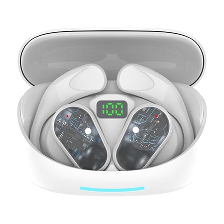 JOGZMZ Wireless Bluetooth Earphones 5.3 Intelligent Digital Display Business High-end Earphones