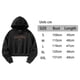 thumbnail image 4 of Sudadera con capucha con cordón, Tops estampados, sudadera con capucha suave a la moda, Tops para ir de compras, oficina, otoño, senderismo, hogar S, 4 of 8
