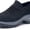 Black, variant on Women's Slip-On Walking Shoes - Breathable Mesh Sneakers with Comfort Cushion for All-Day Wear and Leisure