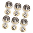 thumbnail image 1 of Wine Goblets, Metal Wine Glasses Fancy Portable 6PCS  for Camping, 1 of 7