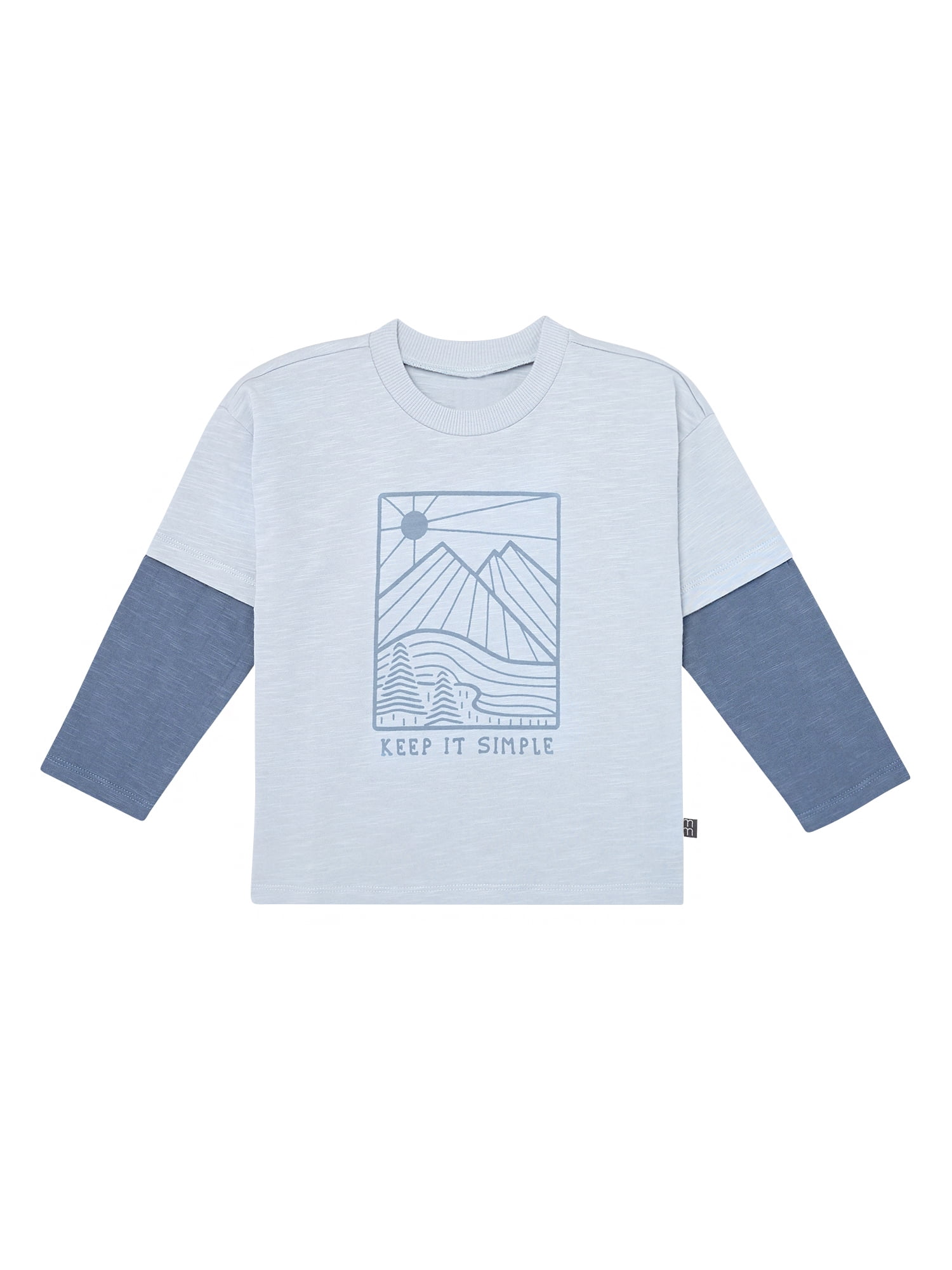 Modern Moments by Gerber Toddler Boy Organic Graphic Tee and Pant Outfit Set, Sizes 12 Months - 5T