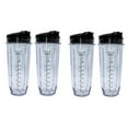 thumbnail image 1 of 2X 32-Ounce Cup with Sealed Lid Ninja Replacement Parts and Accessories for Nutri Ninja Auto-IQ 1000W and Dual Blender, 1 of 7