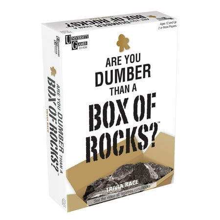 Box of Rocks Party Game from University Games, 1 or More Players Ages 12 and Up