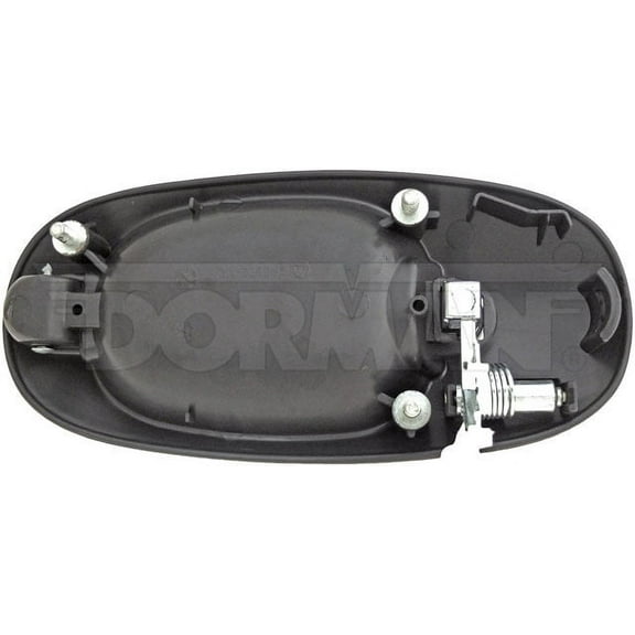 Dorman 93603 Exterior Door Handle Side Sliding Left With Keyhole Chrome Lever Black Housing