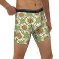 thumbnail image 5 of Sigee Daisies Flowers for Men's Boxer Briefs,Moisture Wicking and Breathable Large, 5 of 9