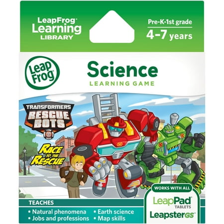 LeapFrog Explorer Learning Game: Hasbro Transformers Rescue Bots Race to the