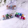 thumbnail image 4 of Nail Art Decals Colorful Nail Foil Transfer Stickers for Women 10 Rolls Set, 4 of 5