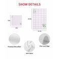 thumbnail image 7 of Eucalyptus Leaves Kitchen Dish Towels for Drying Dishes Set of 2, Pink Plaid Summer Botanical Waffle Weave Microfiber Hand Tea Bathroom Towels Quick Dry & Absorbent Towel 12x12, 7 of 7