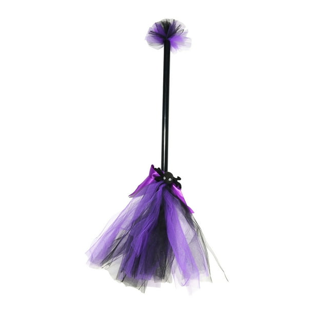 Decoración de Halloween Bruja Voladora Palo de escoba Fiesta Traje de baile Accesorios Vestir Wmkox8yii fhajkh4099